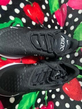 Nike Black and White Air270 Athletic Sneakers